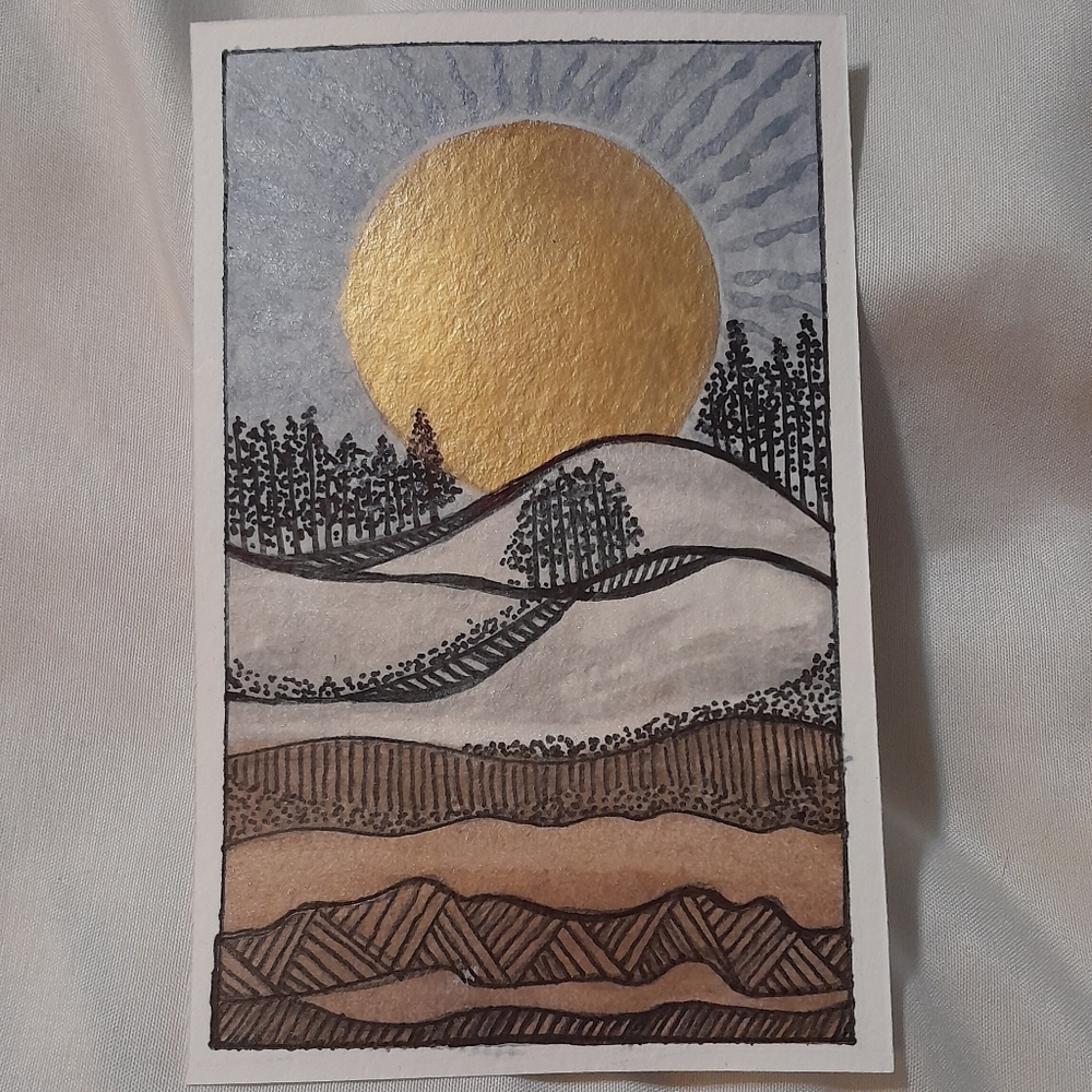 Mixed Media Painting - As The World Turns